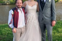 Dominik Krpelan starejší, mladejší, moderátor svadby