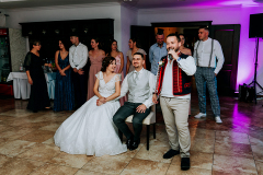 Dominik Krpelan starejší, mladejší, moderátor svadby