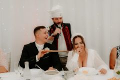 Dominik Krpelan starejší, mladejší, moderátor svadby